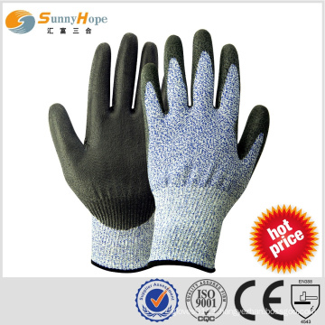 SUNNYHOPE PU cut resistant gloves protection